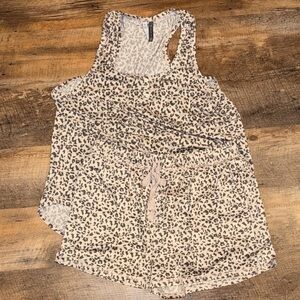 Leopard Print pajama set Large